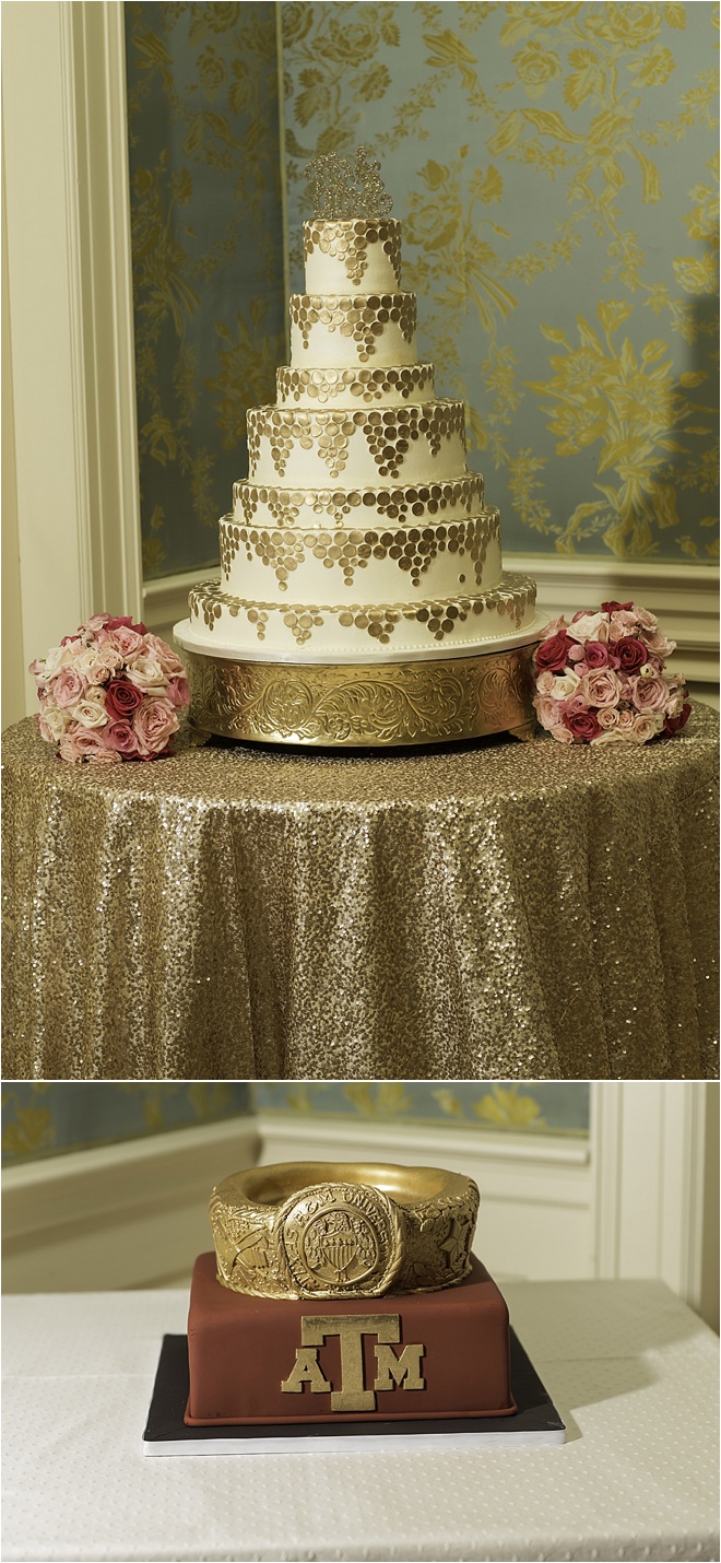 Ivory, Pink & Gold Wedding by D. Jones Photography 