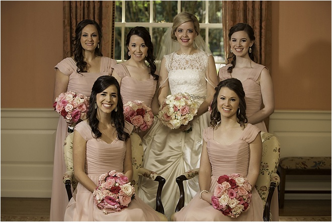 Ivory, Pink & Gold Wedding by D. Jones Photography