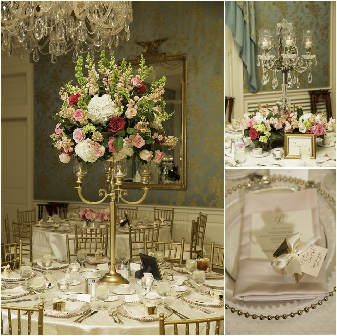 Ivory, Pink & Gold Wedding by D. Jones Photography 