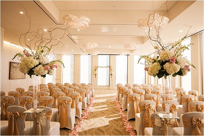 Chic Ivory, Gold & Blush Wedding at The Houston Club by Civic Photos