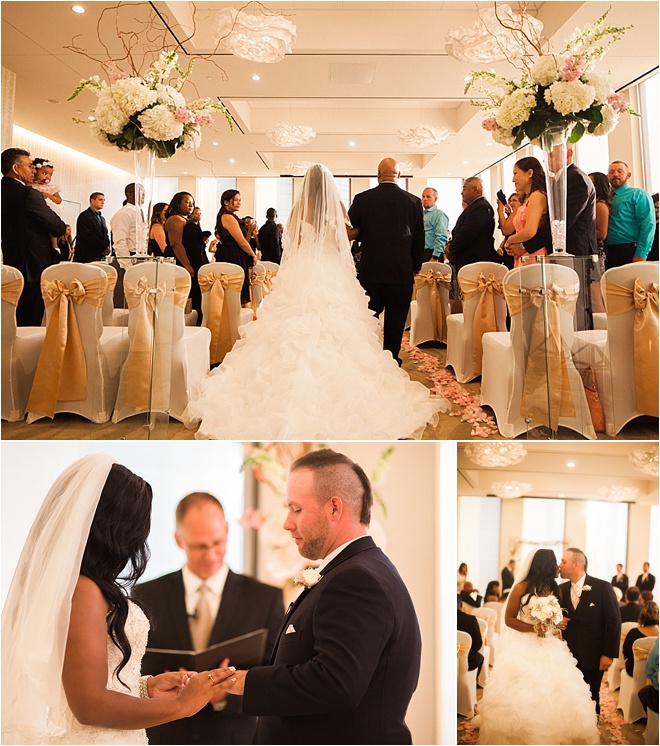 Chic Ivory, Gold & Blush Wedding at The Houston Club by Civic Photos