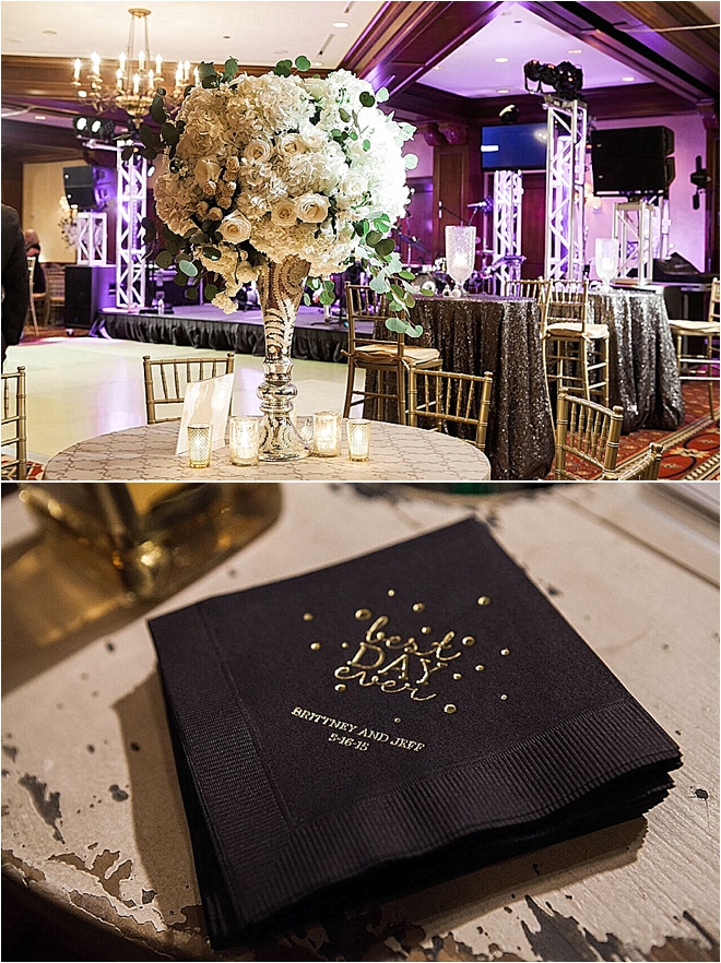 Metallic Wedding at The Houstonian by Akil Bennett Photographer