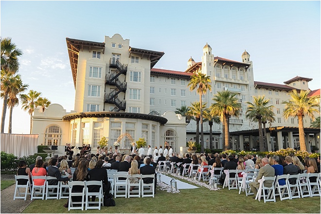 Blush & Champagne Wedding at Hotel Galvez