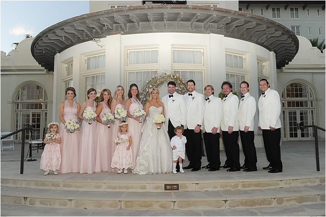 Blush & Champagne Wedding at Hotel Galvez