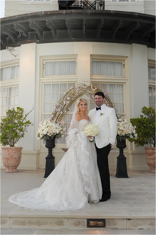 Blush & Champagne Wedding at Hotel Galvez