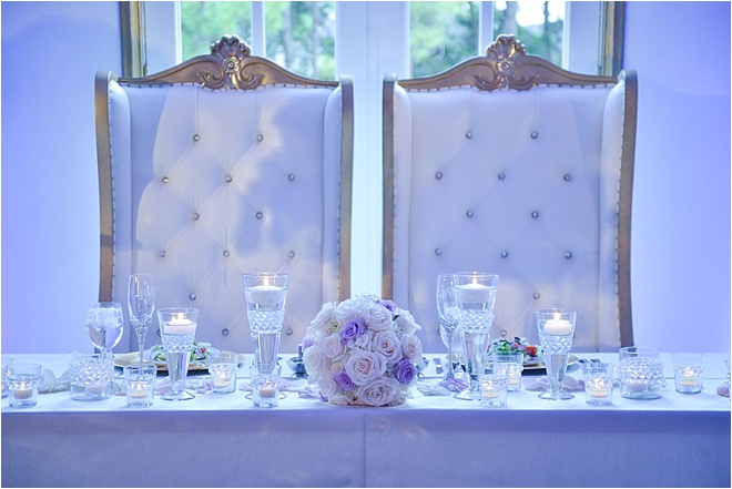 Lavender, Ivory & Gold Wedding at Chateau Cocomar