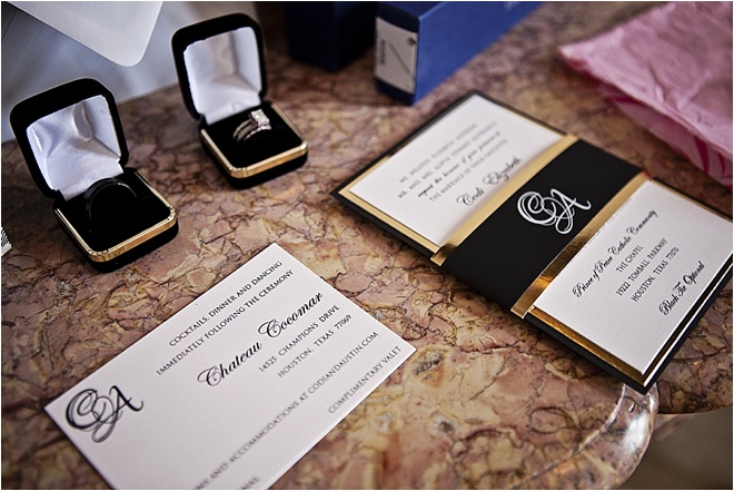 Gold, Hot Pink & Black Wedding at Chateau Cocomar 