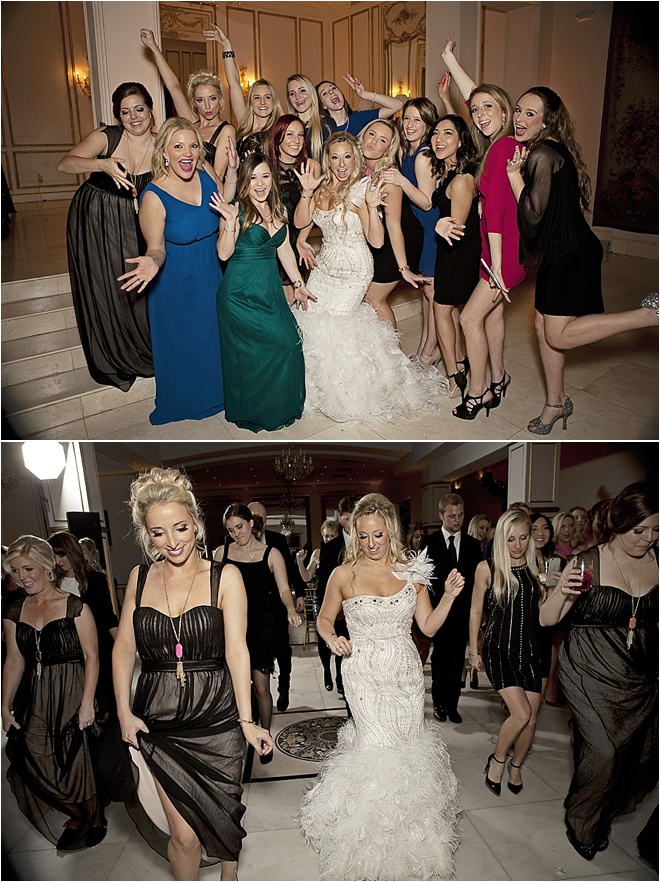 Gold, Hot Pink & Black Wedding at Chateau Cocomar 