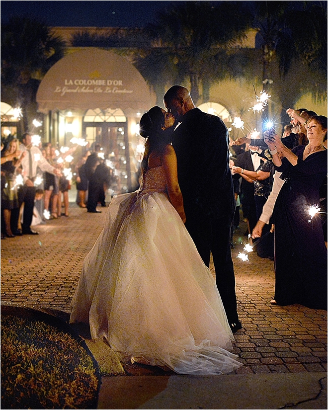 Romantic Blush & Gold Wedding at La Colombe d'Or