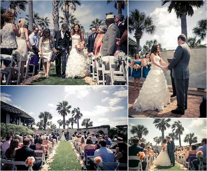 Romantic Garden Wedding at Hotel Galvez