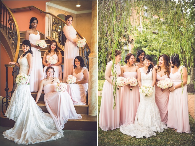 Blush, Ivory & Gold Wedding at Chateau Polonez by Ama Photography & Cinema