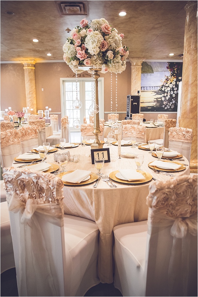 Blush, Ivory & Gold Wedding at Chateau Polonez by Ama Photography & Cinema