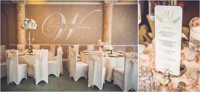 Blush, Ivory & Gold Wedding at Chateau Polonez by Ama Photography & Cinema