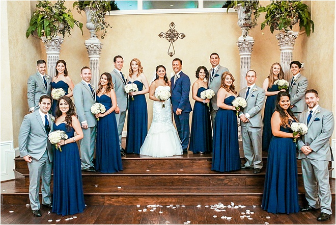 Navy & Gold Wedding at Ashelynn Manor