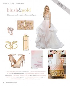 Currently Crushing On: Blush and Gold Weddings