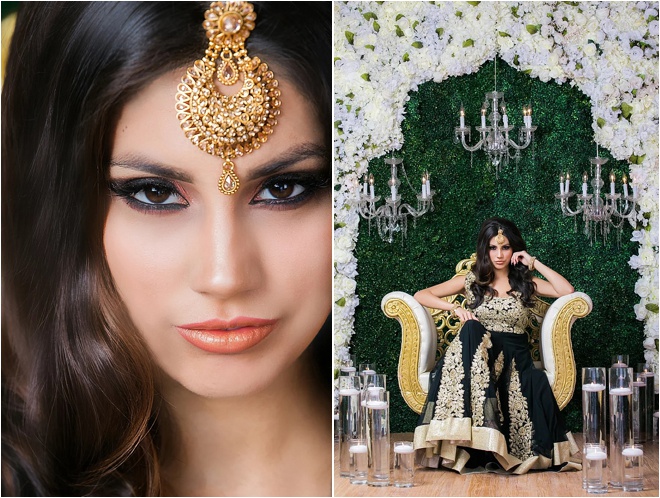 Stunning South Asian Bridal Styled Shoot at Chateau Polonez by Aventography 