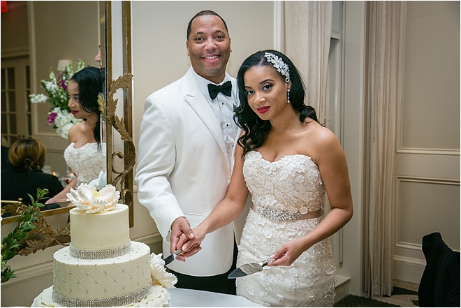 Bride-and-Groom-Cuting-Cake