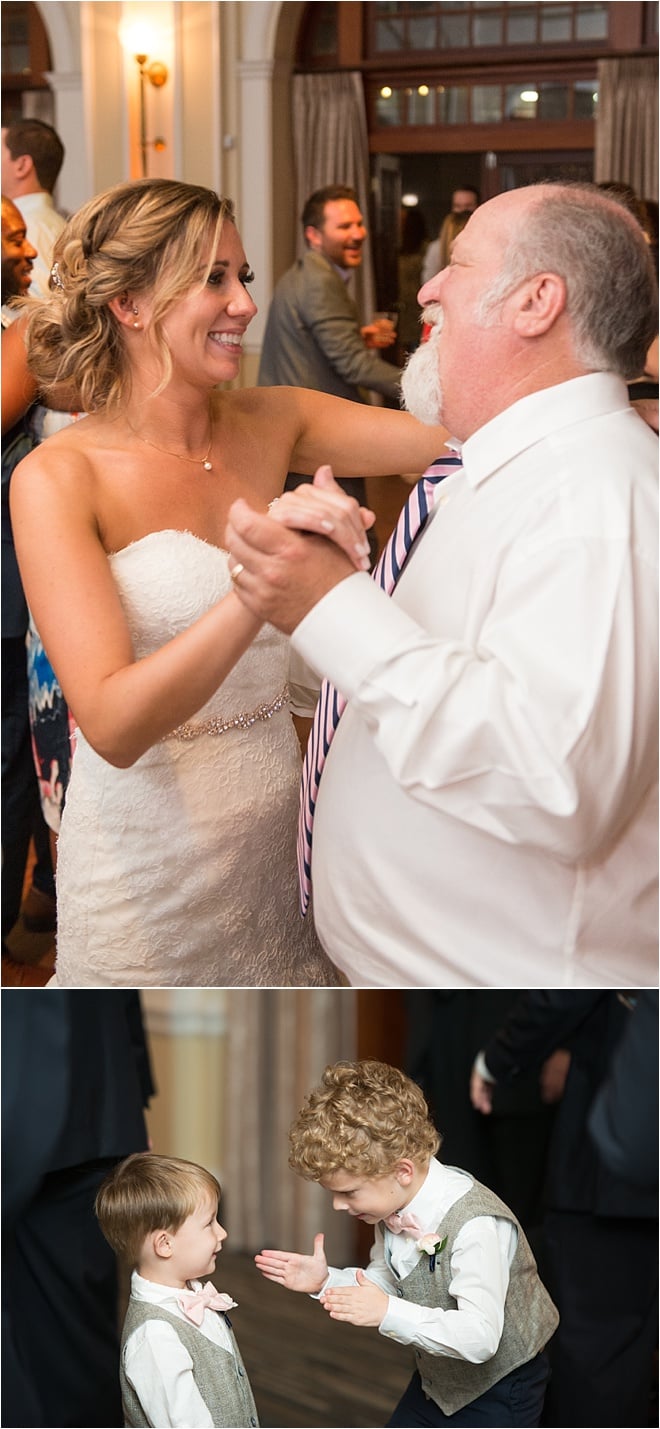 Blush, Navy & Gold Wedding at the Crystal Ballroom at The Rice by MD Turner Photography