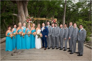 Rustic Peach & Teal Wedding at Old Glory Ranch