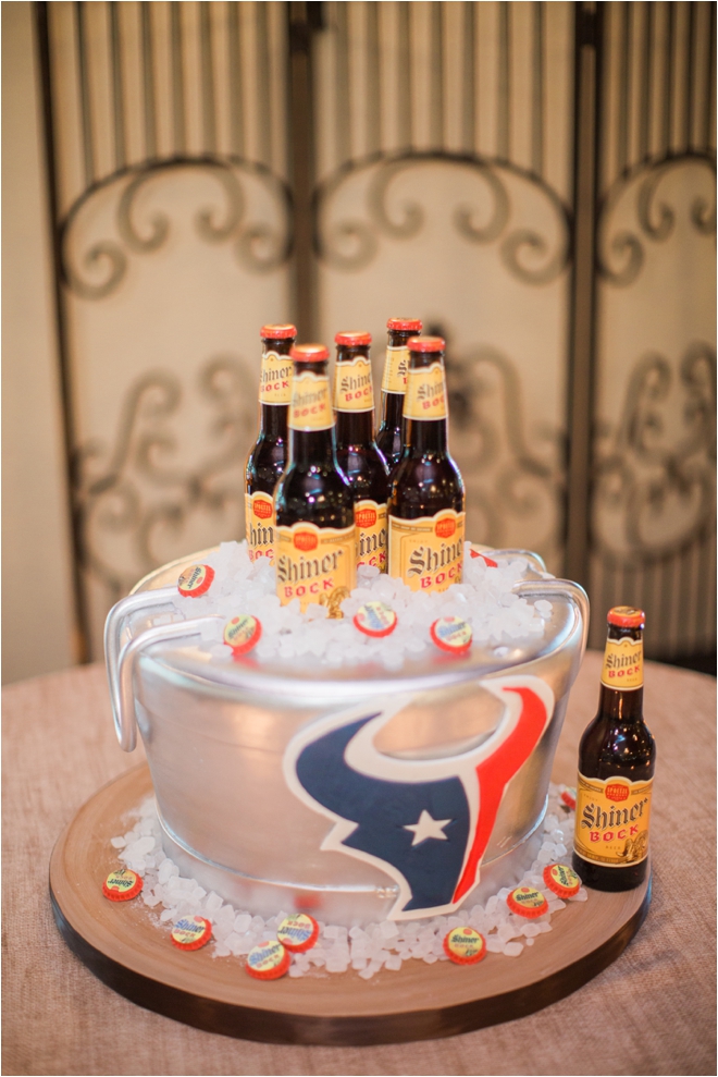 Beer-and-Football-Groom-Cake