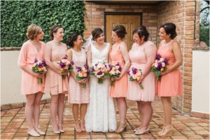 Fuchsia, Lavender & Peach Wedding at The Gallery