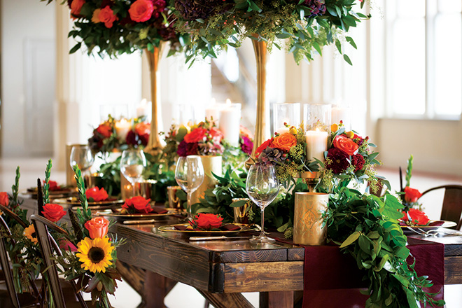 Dream Bouquet Fall Tabletop Design