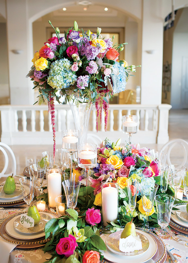 River Oaks Plant House Summer Wedding Table Design