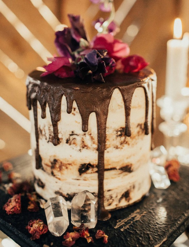 Layered Chocolate Drip Cake