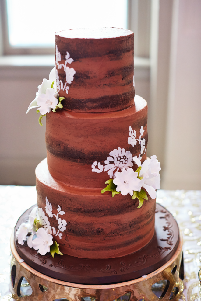 Chocolate Three-Tier Cake from Cakes by Gina