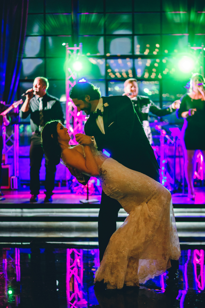 Real Wedding Couple at the Astorian First Dance