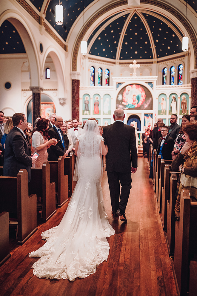 Real Wedding, Houston Couple, Newlywed, The Astorian, Ama by Aisha, Winter Wedding, Red Wedding, Marine, Military, Cordua Catering, Cakes By Gina, Catholic Church, Church Ceremony, Wedding Ceremony