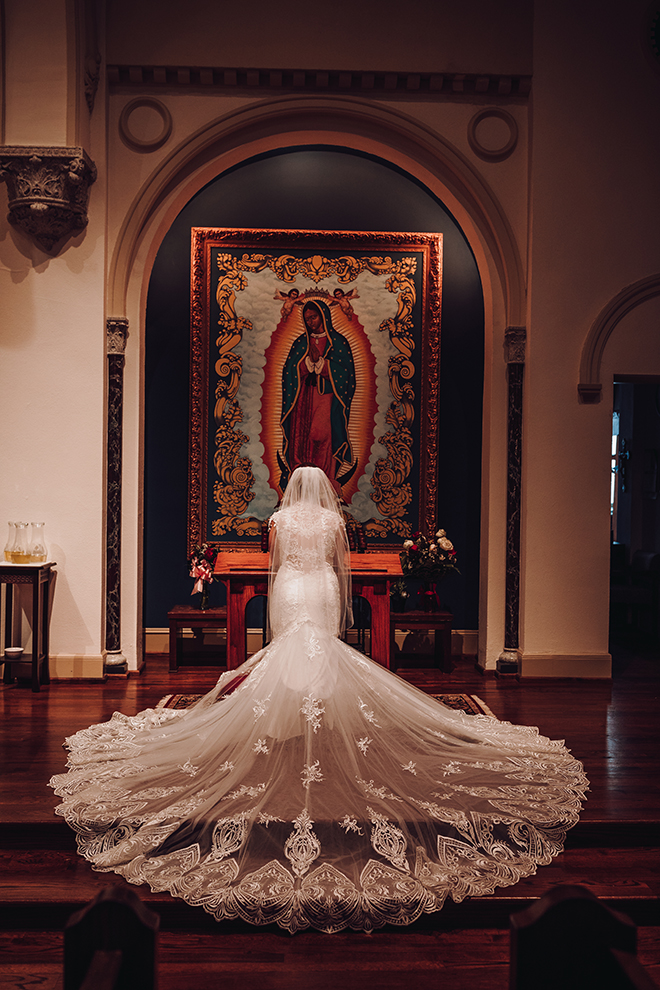 Real Wedding, Houston Couple, Newlywed, The Astorian, Ama by Aisha, Winter Wedding, Red Wedding, Marine, Military, Cordua Catering, Cakes By Gina, Bridal