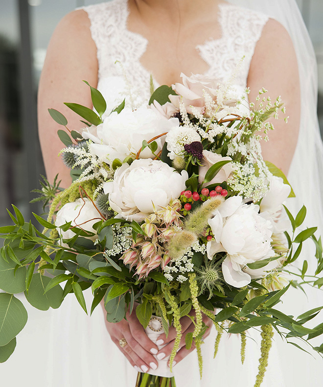 wedding bouquet, white peonies, bridal bouquets