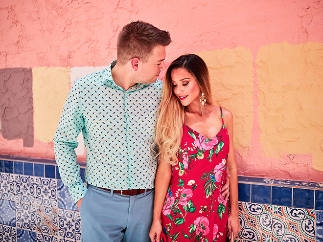 bright and bold, miami summer engagement shoot, miami, civic photos, houston photographer