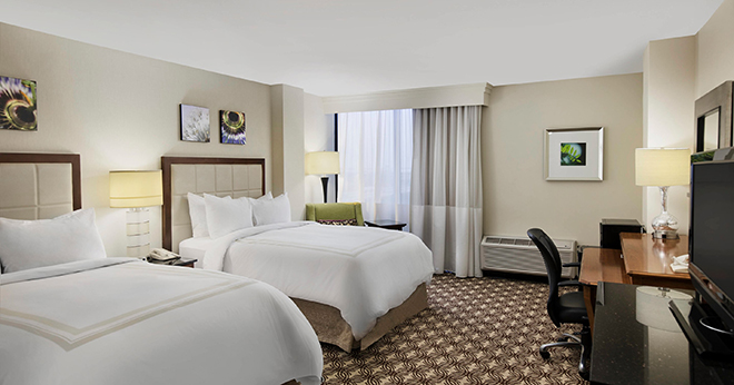 Houston Marriott North - modern hotel wedding guest accomodations in Houston