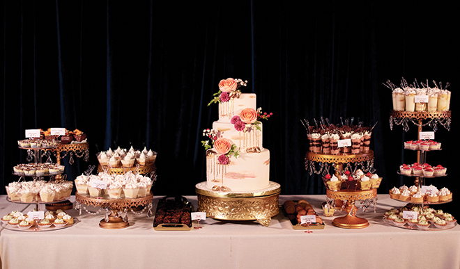 houston texas dessert bar and wedding cakes - cakes by gina