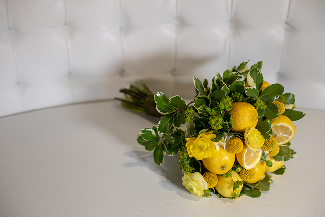 citrus bouquet lemon yellow bouquet