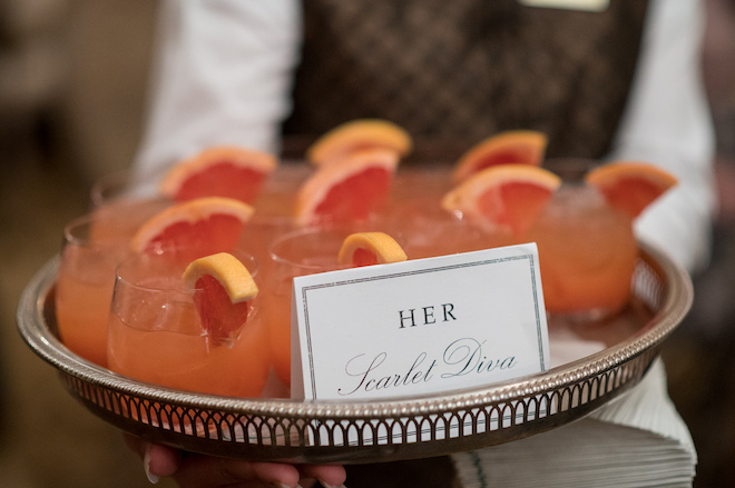 Creative Ways to Serve Alcohol at Your Wedding - his and her cocktails