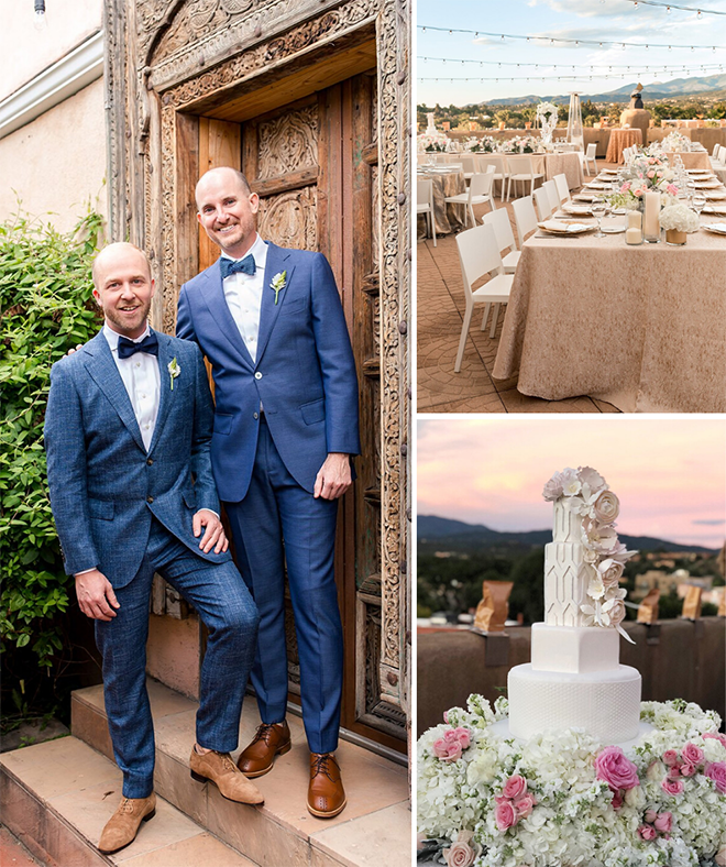 lgbtq wedding, rooftop wedding, new mexico