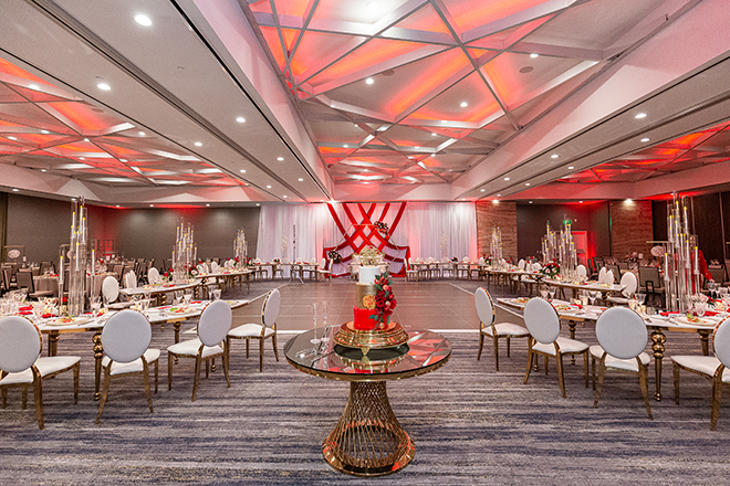 romantic valentine's day wedding westin houston medical center royal luxury events