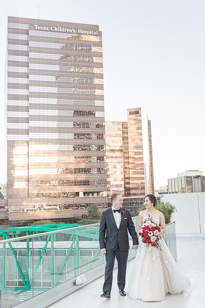 romantic valentine's day wedding westin houston medical center