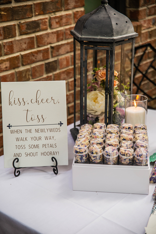 wedding favors, outdoor ceremony, petal toss, wedding decor