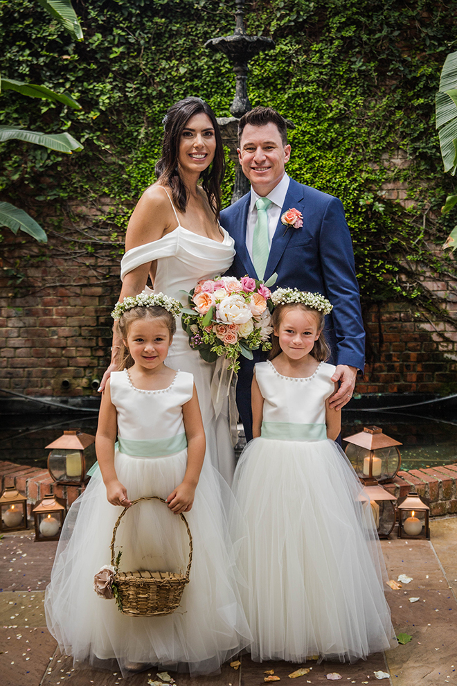 wedding photography, houston, blanca duran, flower girls, family portrait, wedding photographer