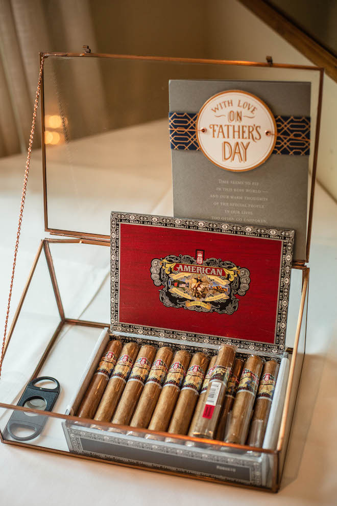 wedding favors, cigars, father's day