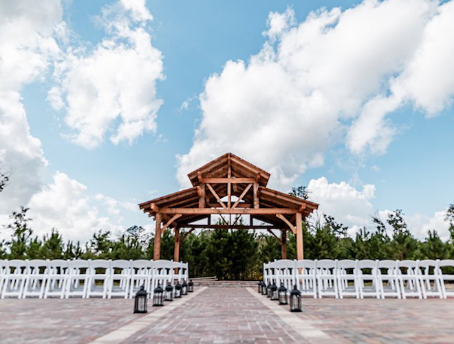 rustic wedding venue, outdoor ceremony, forest, gazebo, private, island, lake