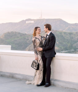 Glamorous Hollywood Engagement Editorial By Stephania Campos