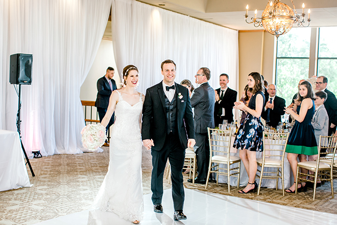 grand entrance, northgate country club, wedding venue, classic wedding, reception decor