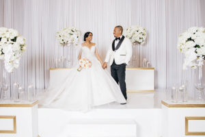 Ivory And Gold Glamorous Wedding At Bayou City Event Center