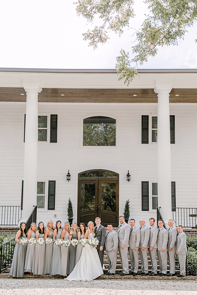 summer wedding, timeless, wedding party, wedding portraits, estates at pecan park, amy maddox photography