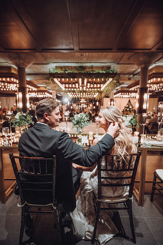 the astorian, reception decor, gold, white, greenery, ethereal wedding, floating candles, enchanting, his her table, bride, groom, ama by aisha, wedding photography, wedding moments